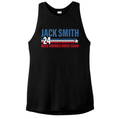 Make America Brave Again Jack Smith Fan Club 2024 Ladies PosiCharge Tri-Blend Wicking Tank