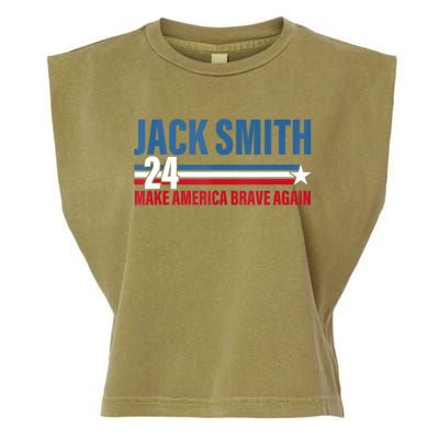 Make America Brave Again Jack Smith Fan Club 2024 Garment-Dyed Women's Muscle Tee