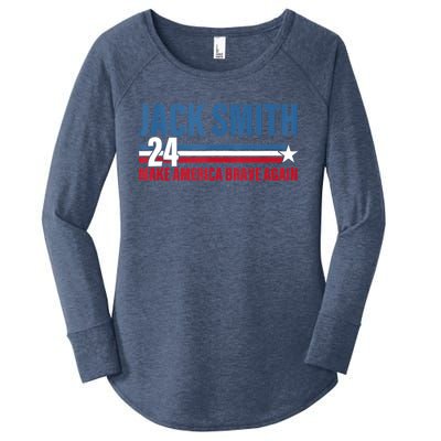 Make America Brave Again Jack Smith Fan Club 2024 Women's Perfect Tri Tunic Long Sleeve Shirt