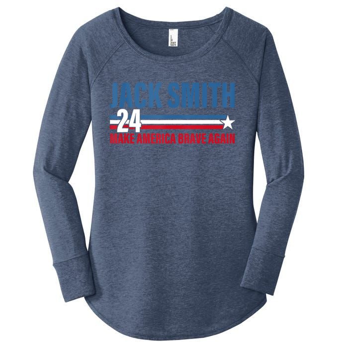 Make America Brave Again Jack Smith Fan Club 2024 Women's Perfect Tri Tunic Long Sleeve Shirt