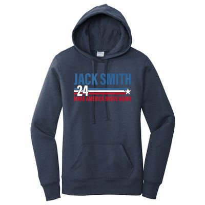 Make America Brave Again Jack Smith Fan Club 2024 Women's Pullover Hoodie