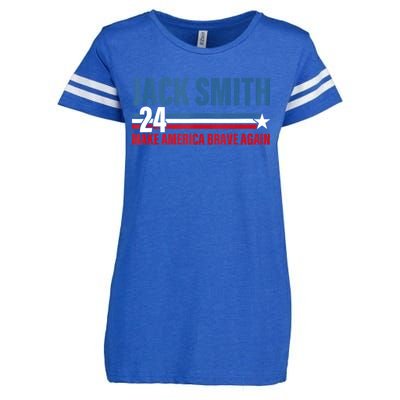 Make America Brave Again Jack Smith Fan Club 2024 Enza Ladies Jersey Football T-Shirt