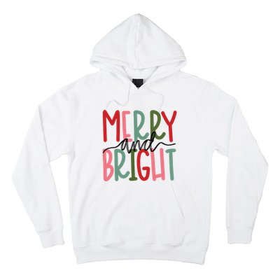 Merry And Bright Christmas Women Girls Cute Hoodie