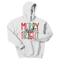 Merry And Bright Christmas Women Girls Cute Kids Hoodie