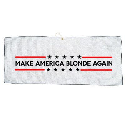 Make America Blonde Again Large Microfiber Waffle Golf Towel