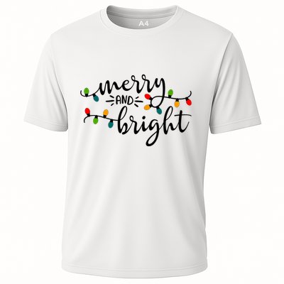 Merry And Bright Christmas 2021 Lights Xmas Family Holiday Performance Shirt