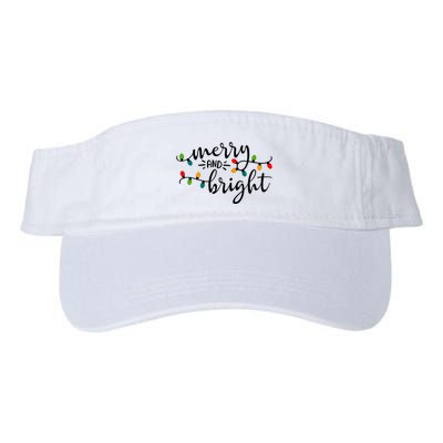 Merry And Bright Christmas 2021 Lights Xmas Family Holiday Visor