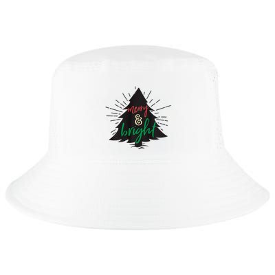 Merry And Bright Christmas Carol Holiday Party Singing Tree Cool Comfort Performance Bucket Hat