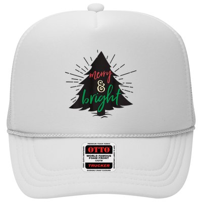 Merry And Bright Christmas Carol Holiday Party Singing Tree Trucker Hat