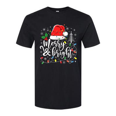 Merry And Bright Christmas Lights Xmas Softstyle® CVC T-Shirt