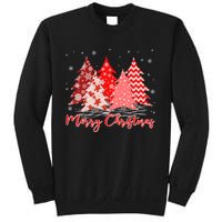 Merry And Bright Red Christmas Tree Red Christmas Costume Sweatshirt