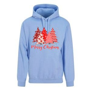 Merry And Bright Red Christmas Tree Red Christmas Costume Unisex Surf Hoodie