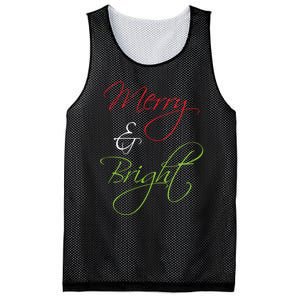 Merry And Bright Christmas Festive Mood Family Matching Gift Long Sleeve Mesh Reversible Basketball Jersey Tank