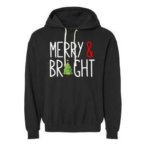 Merry And Bright Garment-Dyed Fleece Hoodie