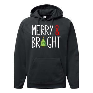 Merry And Bright Performance Fleece Hoodie