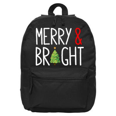 Merry And Bright 16 in Basic Backpack
