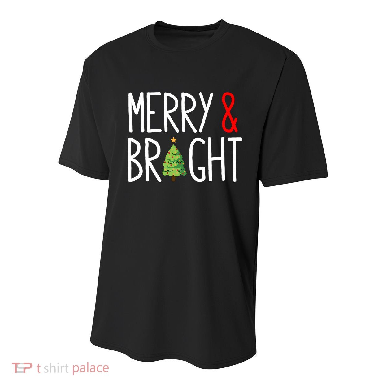 Merry And Bright Youth Performance Sprint T-Shirt