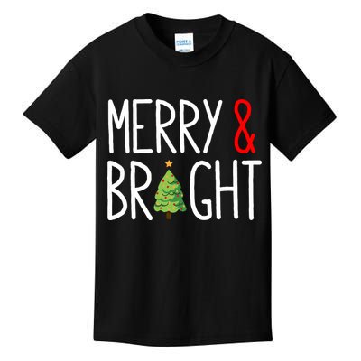Merry And Bright Kids T-Shirt