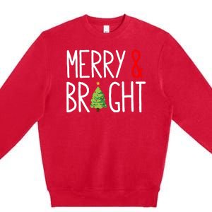 Merry And Bright Premium Crewneck Sweatshirt