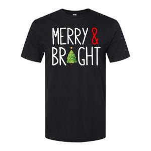 Merry And Bright Softstyle CVC T-Shirt