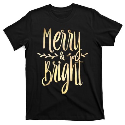 Merry And Bright Christmas Gifts Xmas Tree Premium T-Shirt