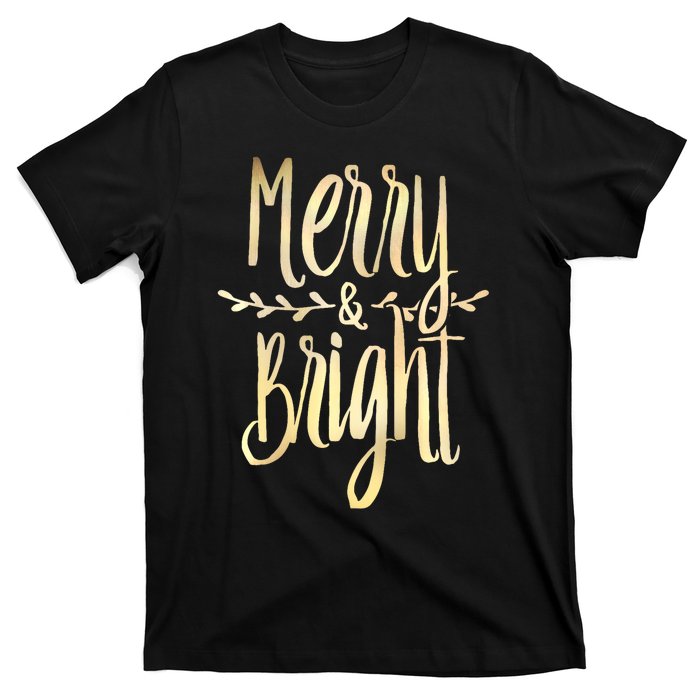 Merry And Bright Christmas Gifts Xmas Tree Premium T-Shirt