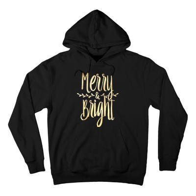 Merry And Bright Christmas Gifts Xmas Tree Premium Tall Hoodie