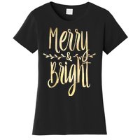 Merry And Bright Christmas Gifts Xmas Tree Premium Women's T-Shirt