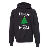 Merry And Bright Christmas Premium Hoodie