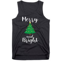 Merry And Bright Christmas Tank Top