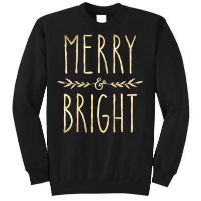 Merry And Bright Christmas Gifts Xmas Tree Sweatshirt