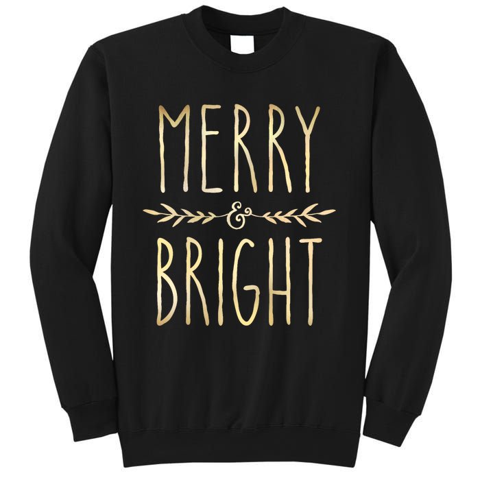 Merry And Bright Christmas Gifts Xmas Tree Sweatshirt