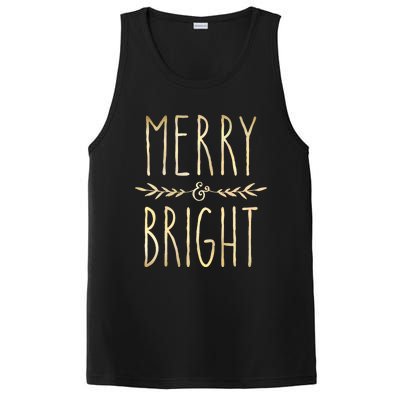 Merry And Bright Christmas Gifts Xmas Tree PosiCharge Competitor Tank