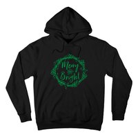 Merry And Bright Christmas Holiday Cheer Party Jesus Hoodie