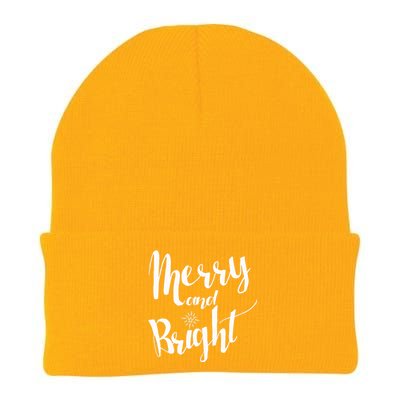 Merry And Bright For Christmas Carolling Knit Cap Winter Beanie