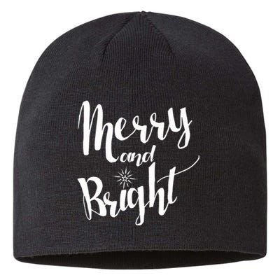 Merry And Bright For Christmas Carolling Sustainable Beanie