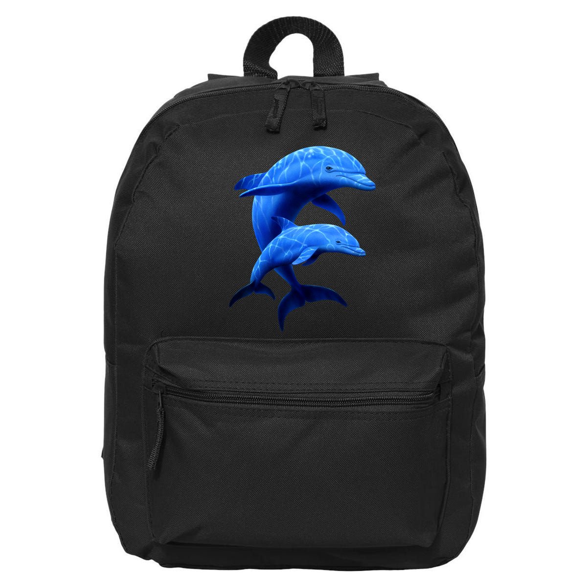 Mama And Baby Dolphin 16 in Basic Backpack
