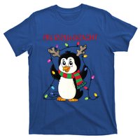 Merry And Bright . Merry And Bright Christmas Penguin T-Shirt