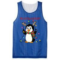 Merry And Bright . Merry And Bright Christmas Penguin Mesh Reversible Basketball Jersey Tank