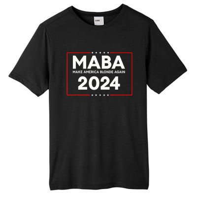 Make America Blonde Again Tall Fusion ChromaSoft Performance T-Shirt