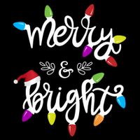 Merry And Bright Christmas Lights Funny Gift Long Sleeve 16 in Basic Backpack