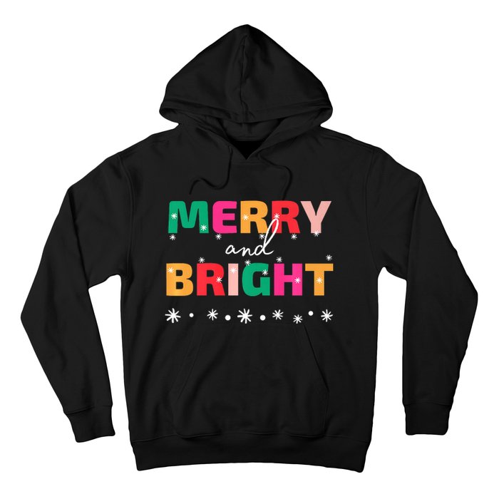 Merry And Bright Winter Holiday Christmas Hannukah Kwanzaa Premium Hoodie