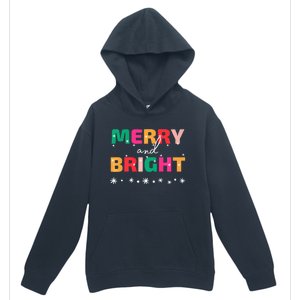 Merry And Bright Winter Holiday Christmas Hannukah Kwanzaa Premium Urban Pullover Hoodie