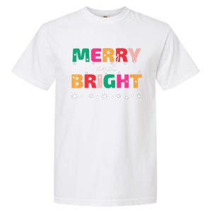 Merry And Bright Winter Holiday Christmas Hannukah Kwanzaa Premium Garment-Dyed Heavyweight T-Shirt