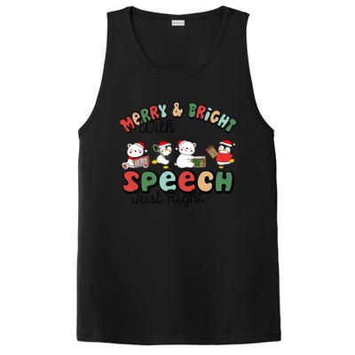 Merry And Bright With Speech Just Right Xmas Speech Therapy PosiCharge Competitor Tank