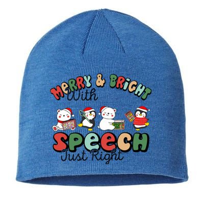 Merry And Bright With Speech Just Right Xmas Speech Therapy Sustainable Beanie