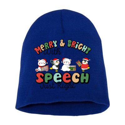 Merry And Bright With Speech Just Right Xmas Speech Therapy Short Acrylic Beanie