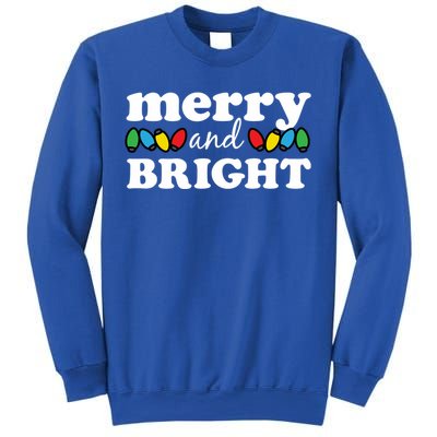 Merry And Bright Christmas Lights Hoodie Sweatshirt