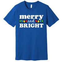 Merry And Bright Christmas Lights Hoodie Premium T-Shirt