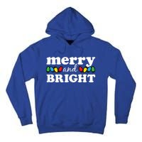 Merry And Bright Christmas Lights Hoodie Tall Hoodie